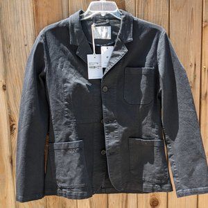 NEW ITALY CHORE JACKET M. barn coat denim twill carhartt french utility apc ymc